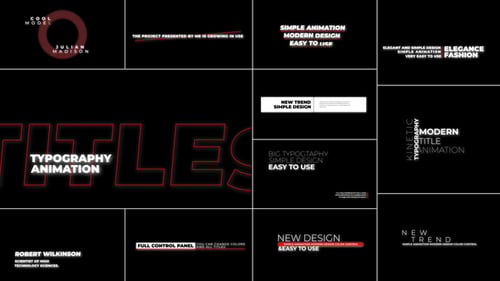 Simple Typography | After Effects
