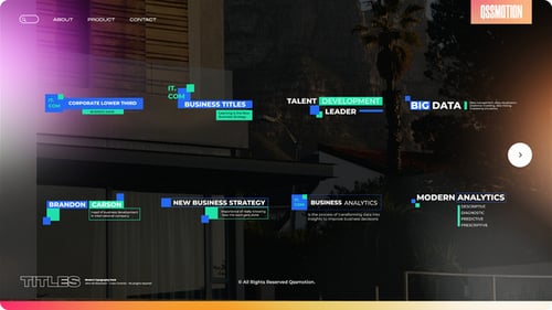 Bright Corporate Lower Thirds