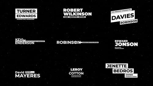 Dynamic Clean Lower Thirds Pack for Professional Video Projects