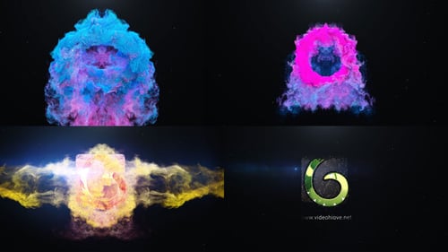 Dynamic Particle Energy Logo Reveal Opener