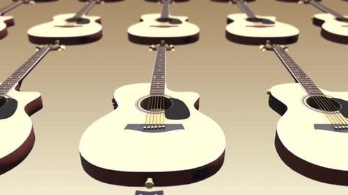 4K Guitar Background Seamless Loop