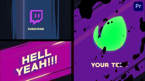 Dynamic Cartoon Speedlines Logo Intro