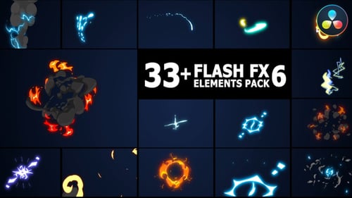 Dynamic Cartoon Energy Flash FX Pack
