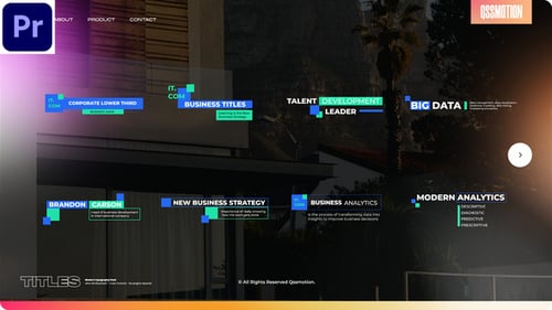 Bright Lower Thirds For Premiere Pro