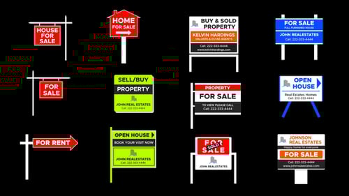 Real Estates Sign Boards