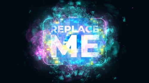 Dynamic Glowing Energy Logo Reveal Opener