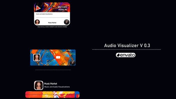 Dynamic Music Audio Visualizer Template with Multiple Layouts, Video ...