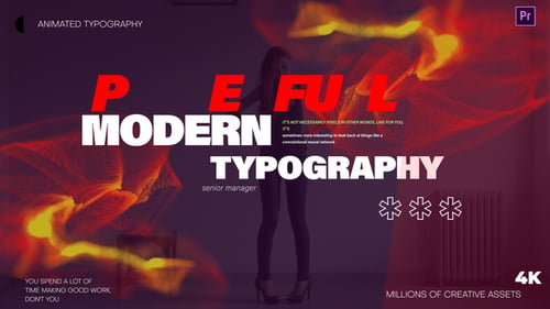 Particles Animated Typography Titles