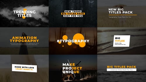 Typography Titles 2.0 | FCPX & Apple Motion