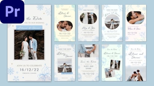 Wedding Invitation Instagram Stories MOGRT