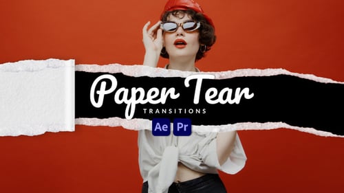Paper Tear Transitions