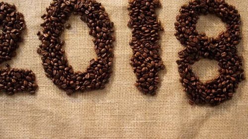 Coffee Beans Form 2018 on Burlap