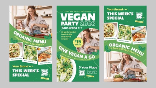 Restaurant Vertical Video Template