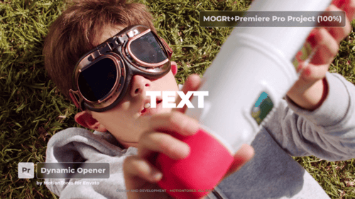 Dynamic Fast Text Opener and Modern Title Sequence