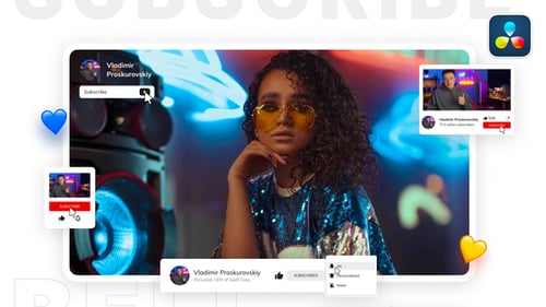 YouTube Subscribe | DaVinci Resolve