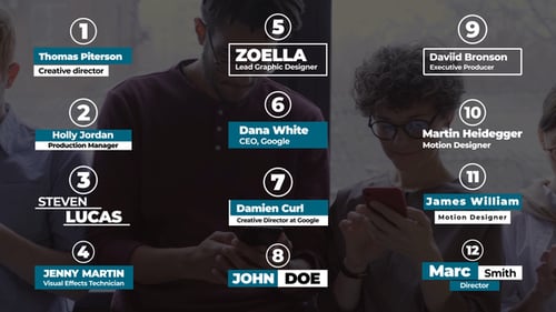 Modern Lower Thirds Pack for Professional Video Editing