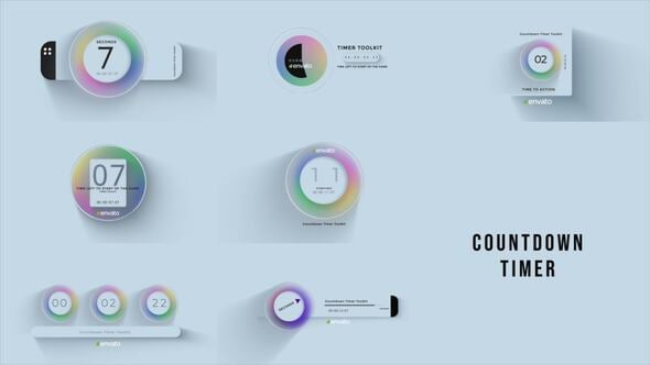 Countdown Timer Toolkit V16, Elements ft. counter & number slider - Envato