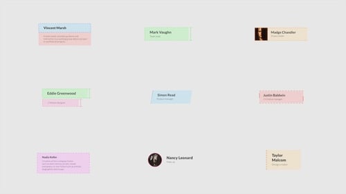Modern Minimalist Lower Thirds and Title Cards Animation