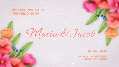Wedding Invitation Intro