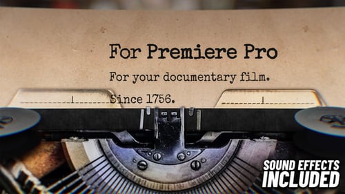 TypeWriter | Realistic Titles for Premiere Pro
