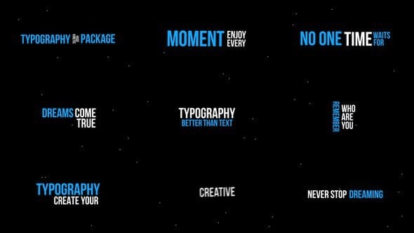 Kinetic Typography, Elements ft. kinetic text & broadcast - Envato