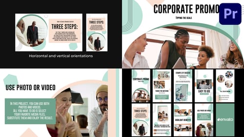 Corporate Promo Slideshow | Premiere Pro MOGRT