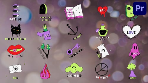 Acid Creative Titles for Premiere Pro