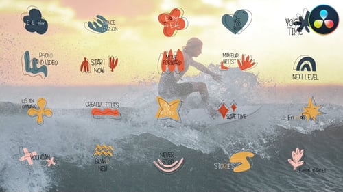 Colorful Smooth Titles for DaVinci Resolve