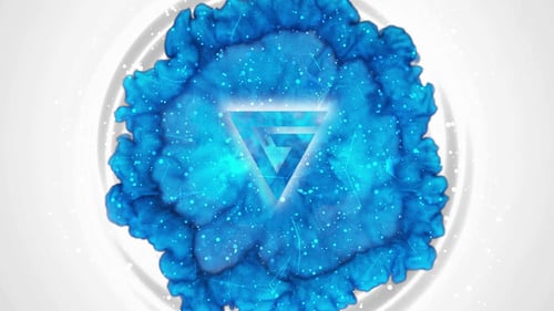 Dynamic Fluid Particle Logo Reveal