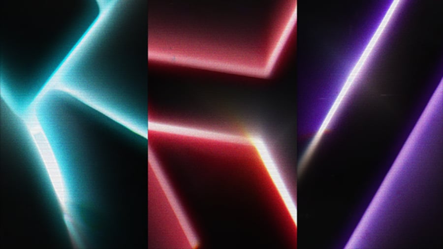 Cover for Retro Neon Lines Logo