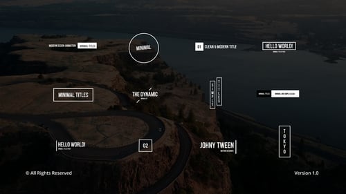 Minimalist Kinetic Text Titles for Modern Video Projects