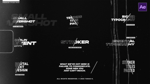 Stroke Titles \ AE