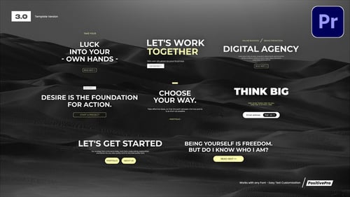 Elegant Business Titles For Premiere Pro