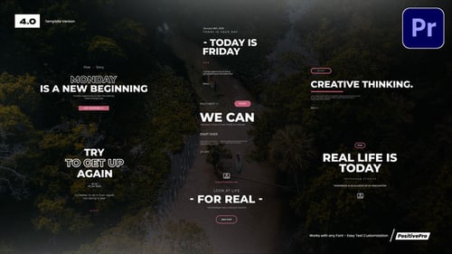 Títulos elegantes para Premiere Pro