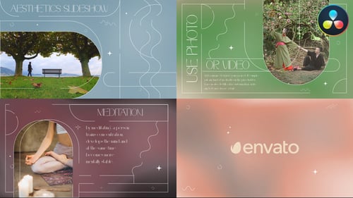 Aesthetic Beauty Slideshow for DaVinci Resolve