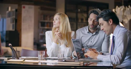 Corporate Business Team Work Office Meeting