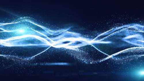 Digital Particles Technology Background 00425 FHD