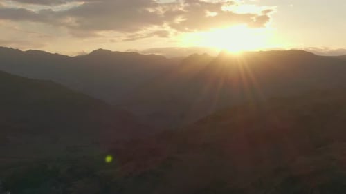Lake District National Park Landschaft bei Sonnenuntergang, Cumbria, Großbritannien