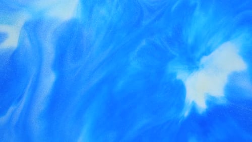 Abstract Blue Fluid Swirls Motion Graphic Background