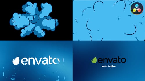 Dynamic Dripping Fluid Logo Reveal Opener Animation