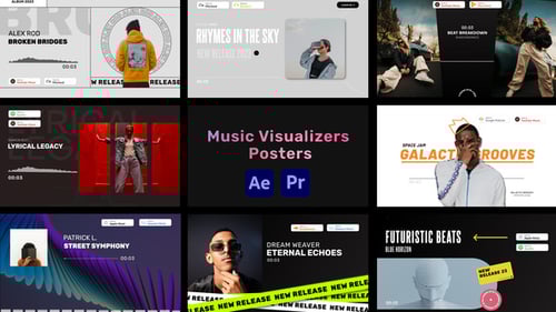 Music Visualizers Pack for Premiere Pro