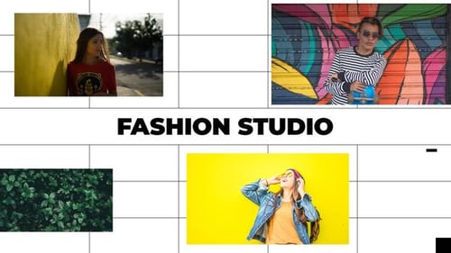 Dynamic Text Grid Presentation Slideshow