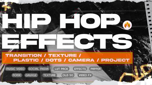 Hip Hop Music Video Transition Pack