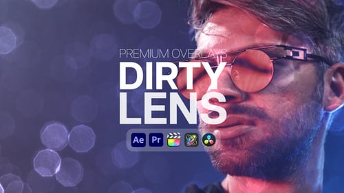 Cinematic Dirty Lens Overlays and Bokeh Effects Pack