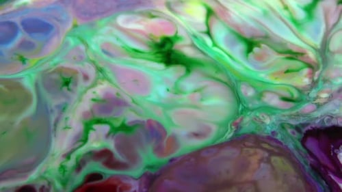 Farbexplosion abstrakte lebendige Kunst Malerei