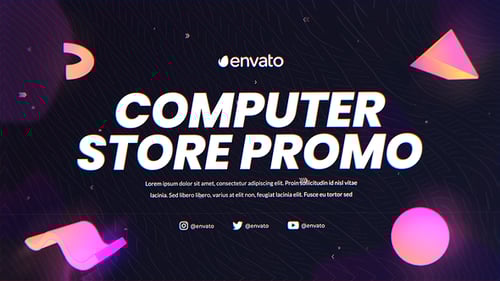 Promoção de loja de computadores