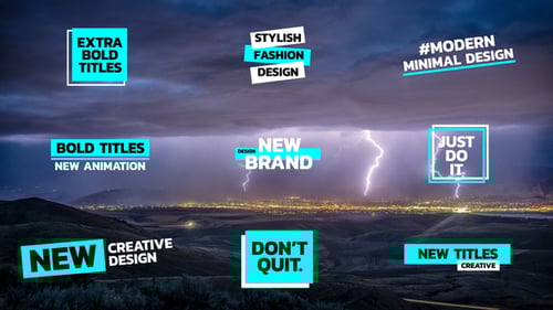 Bold Titles | Premiere Pro