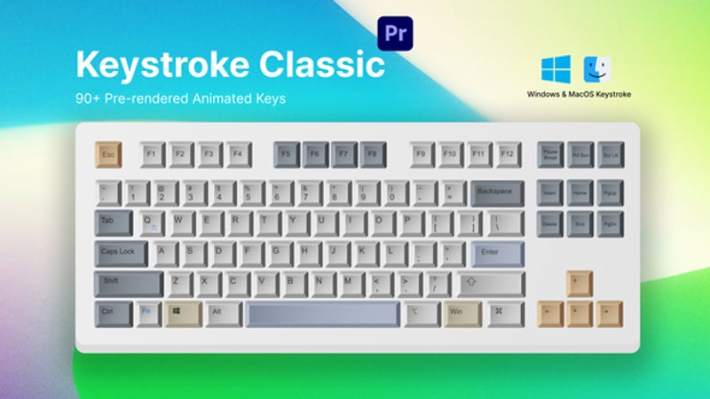 Keystroke Pro for After Effects, Elements ft. button & gaming - Envato