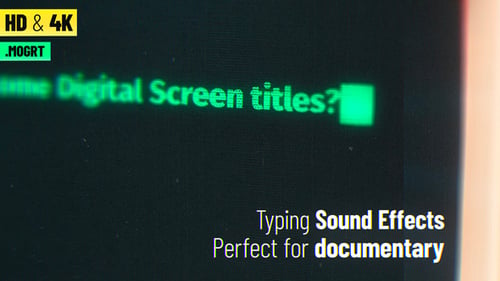 Computer Screen Titles for Premiere Pro