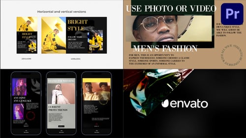Dynamic Geometric Fashion Slideshow Presentation